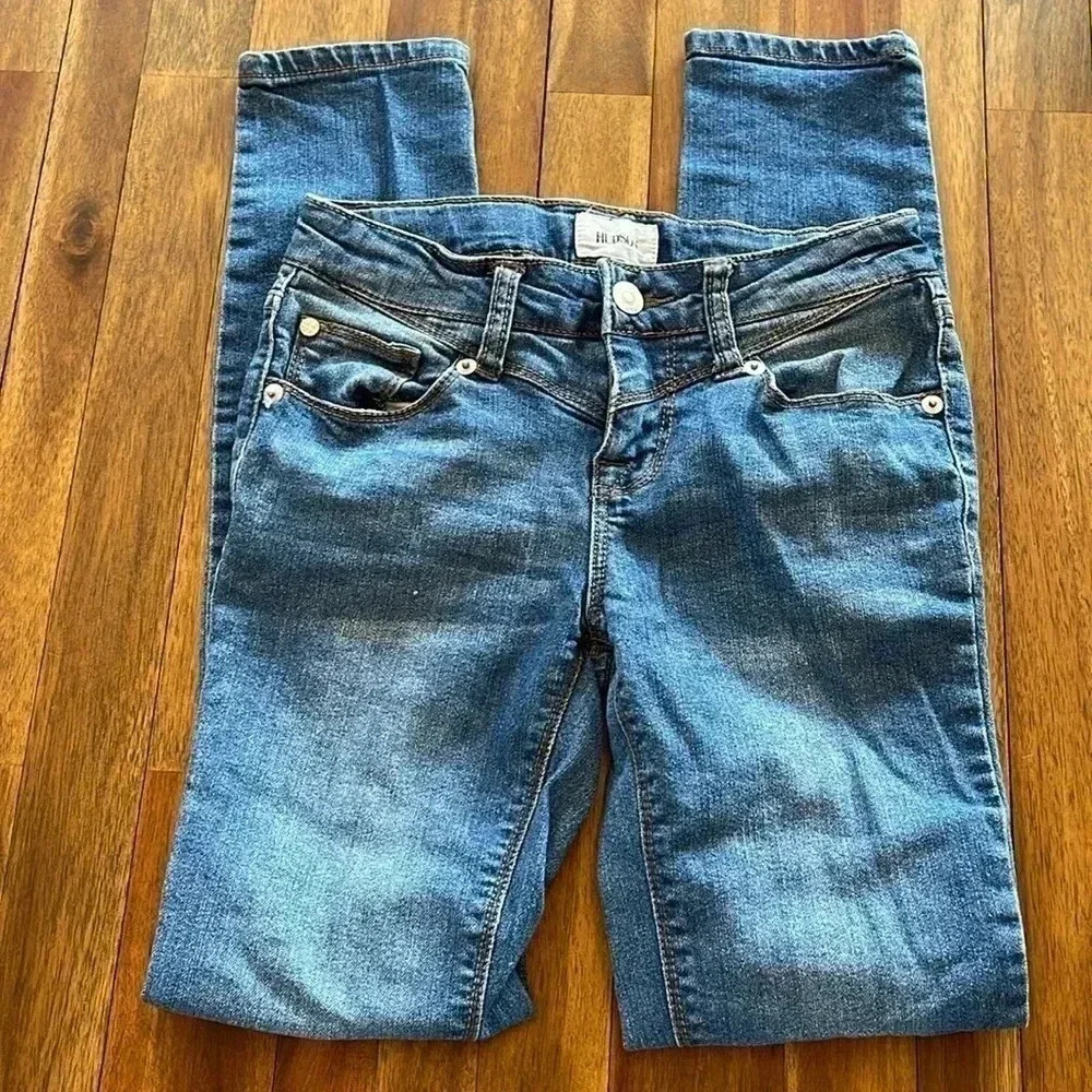 Hudson jeans girl jeans size 12 blue skinny jeans